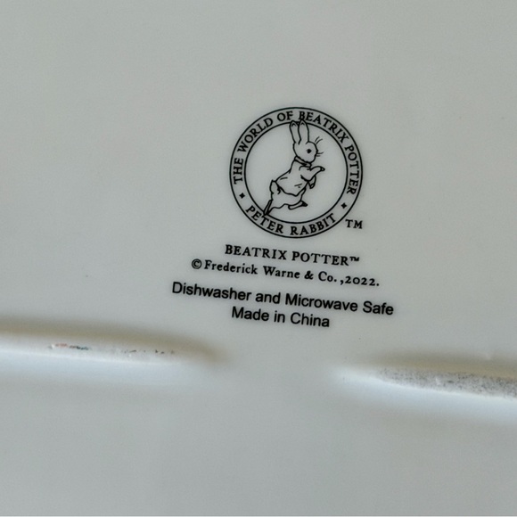 Peter Rabbit Platter Zrike Beatrix Potter Oval Serving Plate 13 5/8 x 9 3/8 - Picture 8 of 8